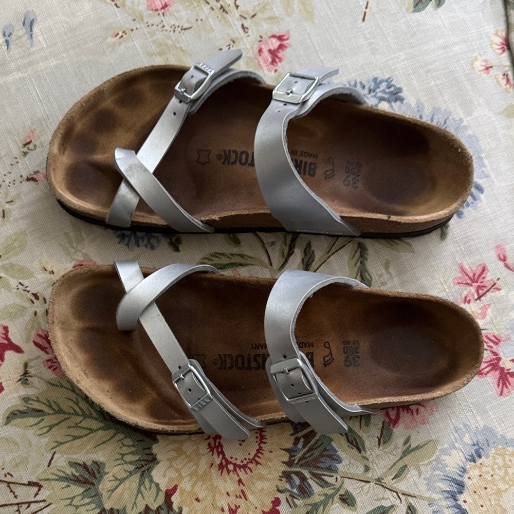 Birkenstock Women's Silver Sandals